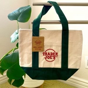 Trader Joe’s Mini Canvas Tote Bag.